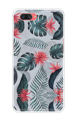 Retro Floral Leaf Oppo A3s Back Cover