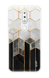 Hexagonal Pattern Nokia 5.1 Plus Back Cover
