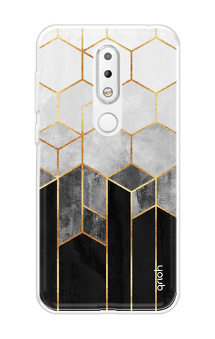 Hexagonal Pattern Nokia 5.1 Plus Back Cover