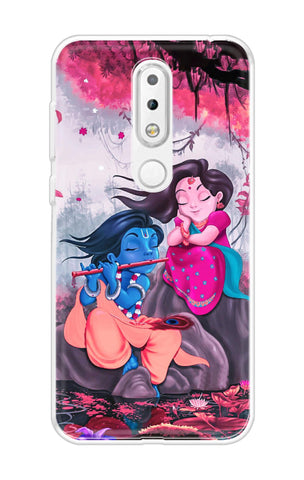 Radha Krishna Art Nokia 5.1 Plus Back Cover