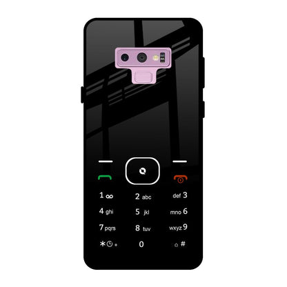 Classic Keypad Pattern Samsung Galaxy Note 9 Glass Back Cover Online
