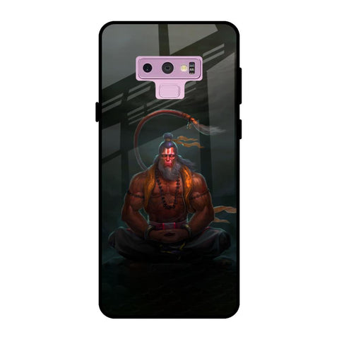 Lord Hanuman Animated Samsung Galaxy Note 9 Glass Back Cover Online
