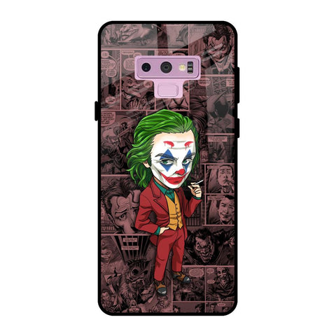 Joker Cartoon Samsung Galaxy Note 9 Glass Back Cover Online