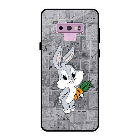 Cute Baby Bunny Samsung Galaxy Note 9 Glass Back Cover Online
