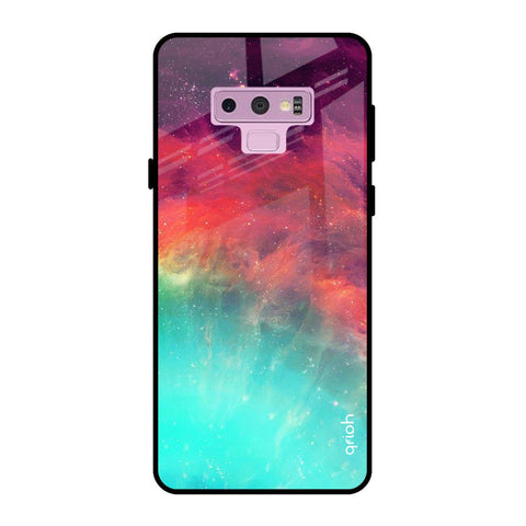 Colorful Aura Samsung Galaxy Note 9 Glass Back Cover Online