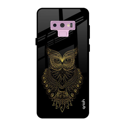 Golden Owl Samsung Galaxy Note 9 Glass Back Cover Online