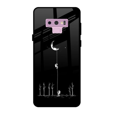 Catch the Moon Samsung Galaxy Note 9 Glass Back Cover Online