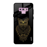 Golden Owl Samsung Galaxy Note 9 Glass Back Cover Online