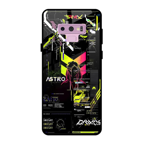 Astro Glitch Samsung Galaxy Note 9 Glass Back Cover Online