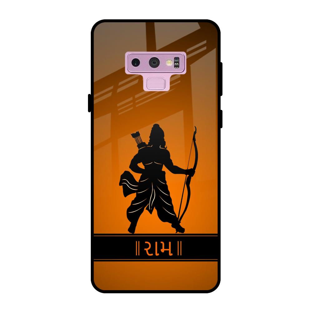 Halo Rama Samsung Galaxy Note 9 Glass Back Cover Online