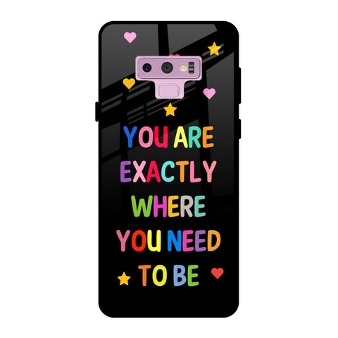 Magical Words Samsung Galaxy Note 9 Glass Back Cover Online