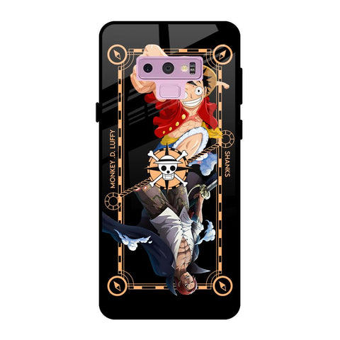 Shanks & Luffy Samsung Galaxy Note 9 Glass Back Cover Online