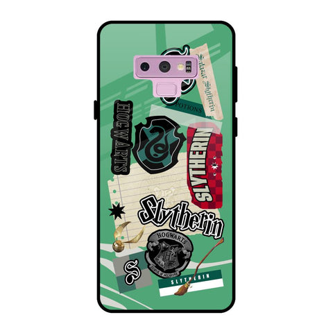 Slytherin Samsung Galaxy Note 9 Glass Back Cover Online