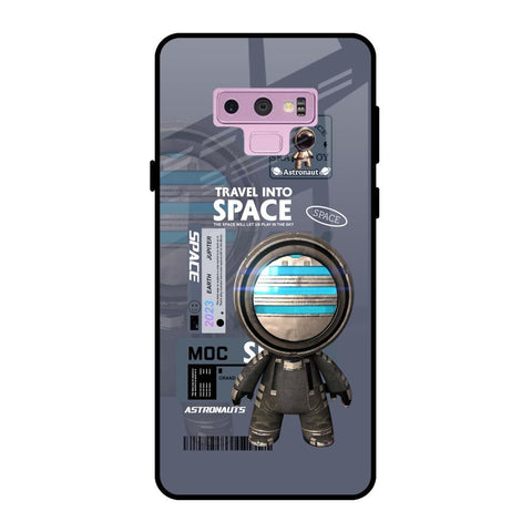 Space Travel Samsung Galaxy Note 9 Glass Back Cover Online