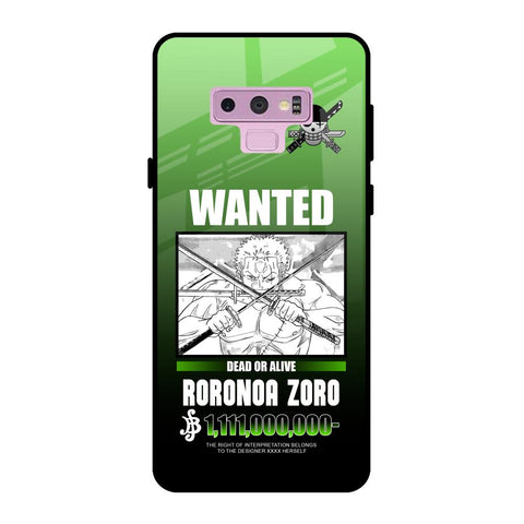 Zoro Wanted Samsung Galaxy Note 9 Glass Back Cover Online