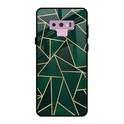 Abstract Green Samsung Galaxy Note 9 Glass Back Cover Online