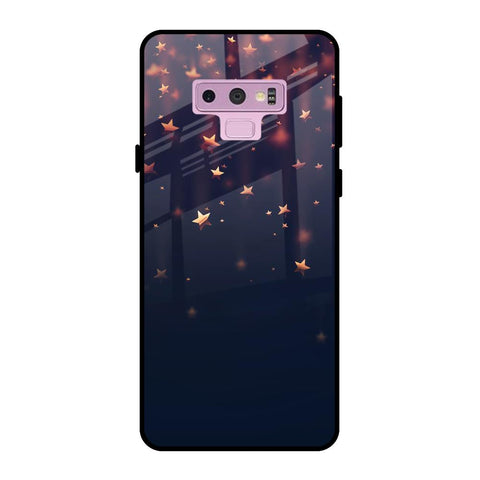 Falling Stars Samsung Galaxy Note 9 Glass Back Cover Online