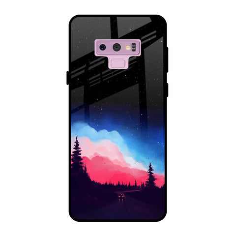 Drive In Dark Samsung Galaxy Note 9 Glass Back Cover Online