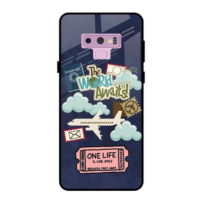 Tour The World Samsung Galaxy Note 9 Glass Back Cover Online