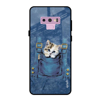 Kitty In Pocket Samsung Galaxy Note 9 Glass Back Cover Online