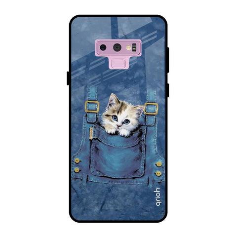 Kitty In Pocket Samsung Galaxy Note 9 Glass Back Cover Online