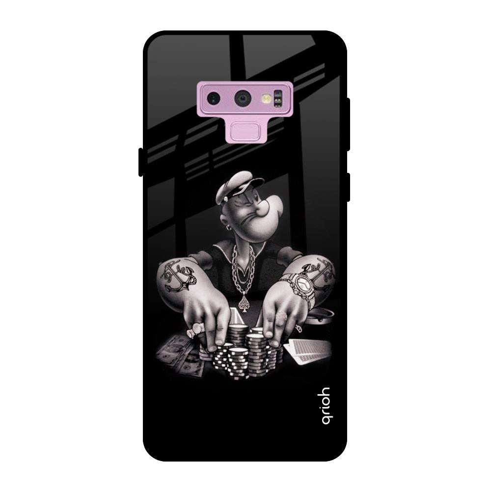 Gambling Problem Samsung Galaxy Note 9 Glass Back Cover Online