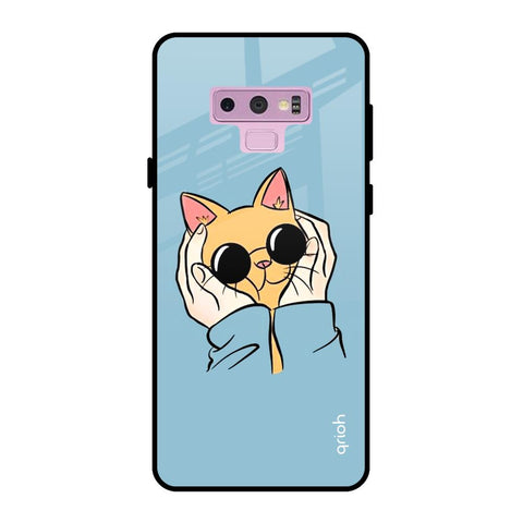 Adorable Cute Kitty Samsung Galaxy Note 9 Glass Back Cover Online