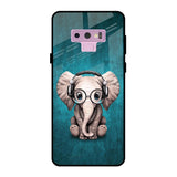 Adorable Baby Elephant Samsung Galaxy Note 9 Glass Back Cover Online