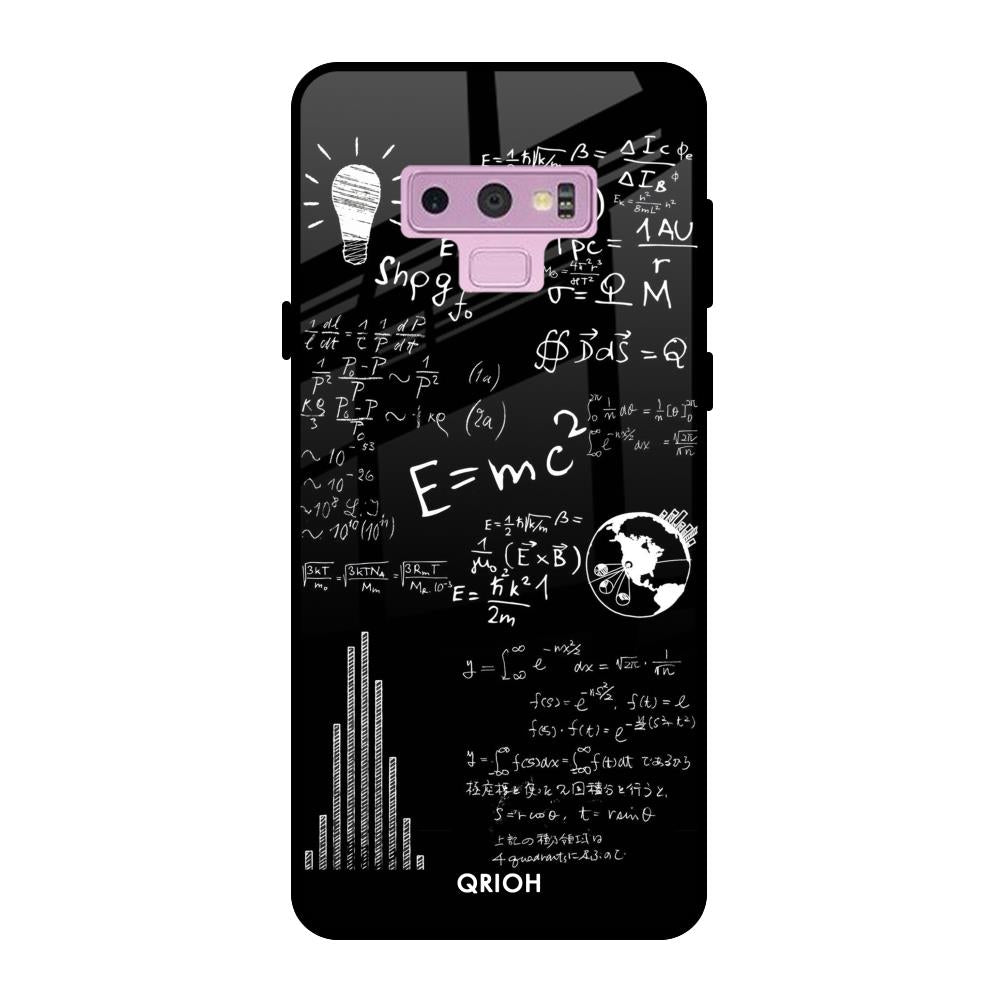 Funny Math Samsung Galaxy Note 9 Glass Back Cover Online