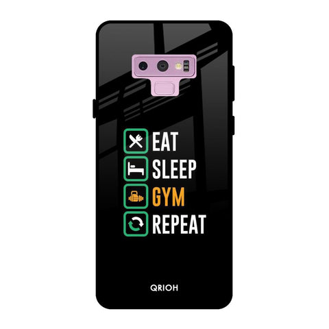 Daily Routine Samsung Galaxy Note 9 Glass Back Cover Online