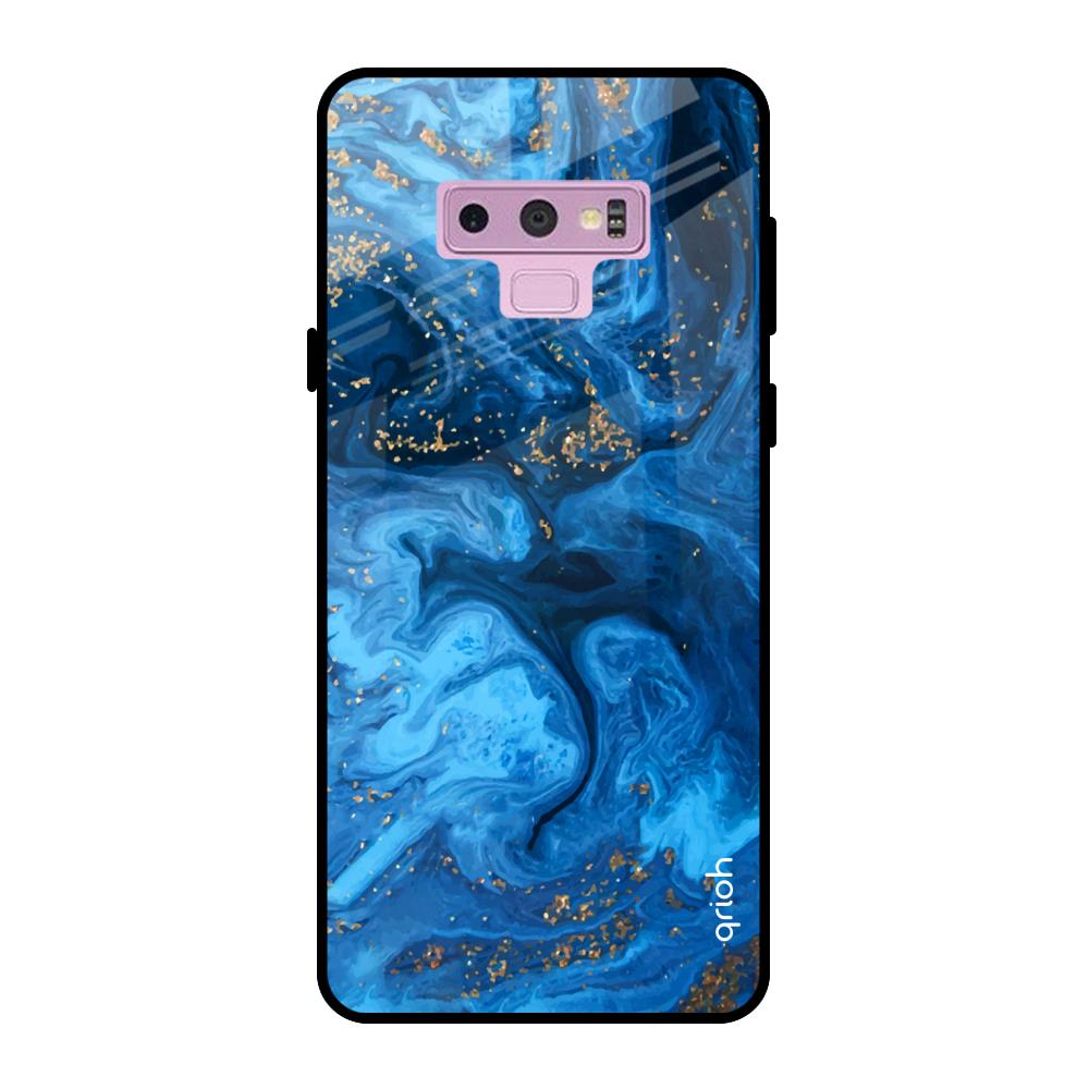 Gold Sprinkle Samsung Galaxy Note 9 Glass Back Cover Online