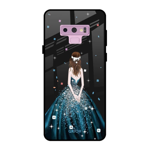 Queen Of Fashion Samsung Galaxy Note 9 Glass Back Cover Online