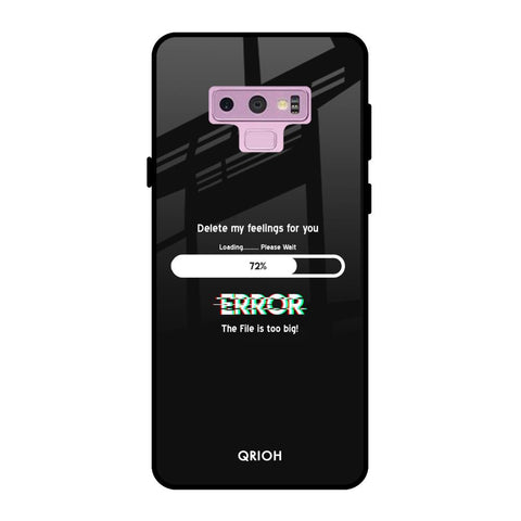Error Samsung Galaxy Note 9 Glass Back Cover Online