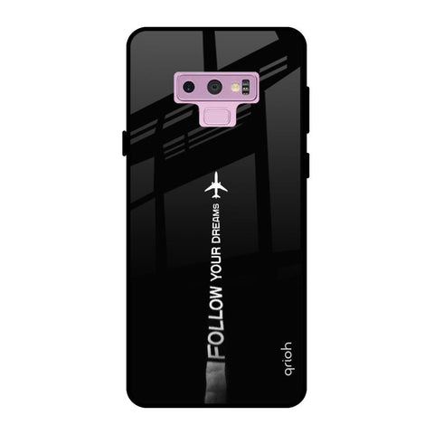 Follow Your Dreams Samsung Galaxy Note 9 Glass Back Cover Online