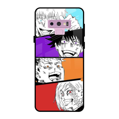 Anime Sketch Samsung Galaxy Note 9 Glass Back Cover Online