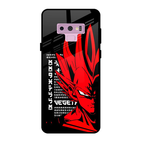 Red Vegeta Samsung Galaxy Note 9 Glass Back Cover Online