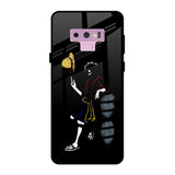Luffy Line Art Samsung Galaxy Note 9 Glass Back Cover Online