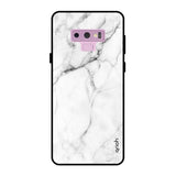 Modern White Marble Samsung Galaxy Note 9 Glass Back Cover Online