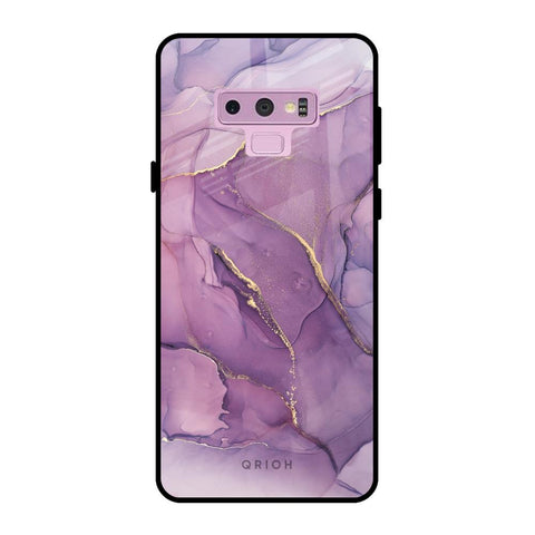 Purple Gold Marble Samsung Galaxy Note 9 Glass Back Cover Online