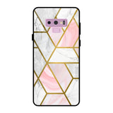 Geometrical Marble Samsung Galaxy Note 9 Glass Back Cover Online
