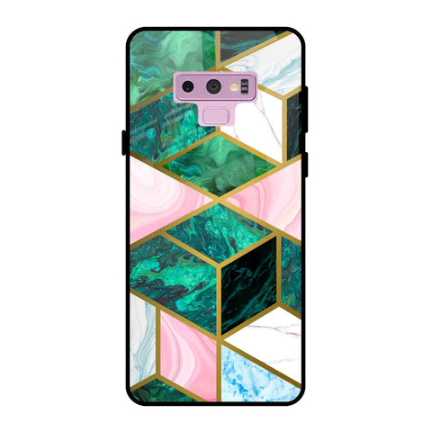 Seamless Green Marble Samsung Galaxy Note 9 Glass Back Cover Online
