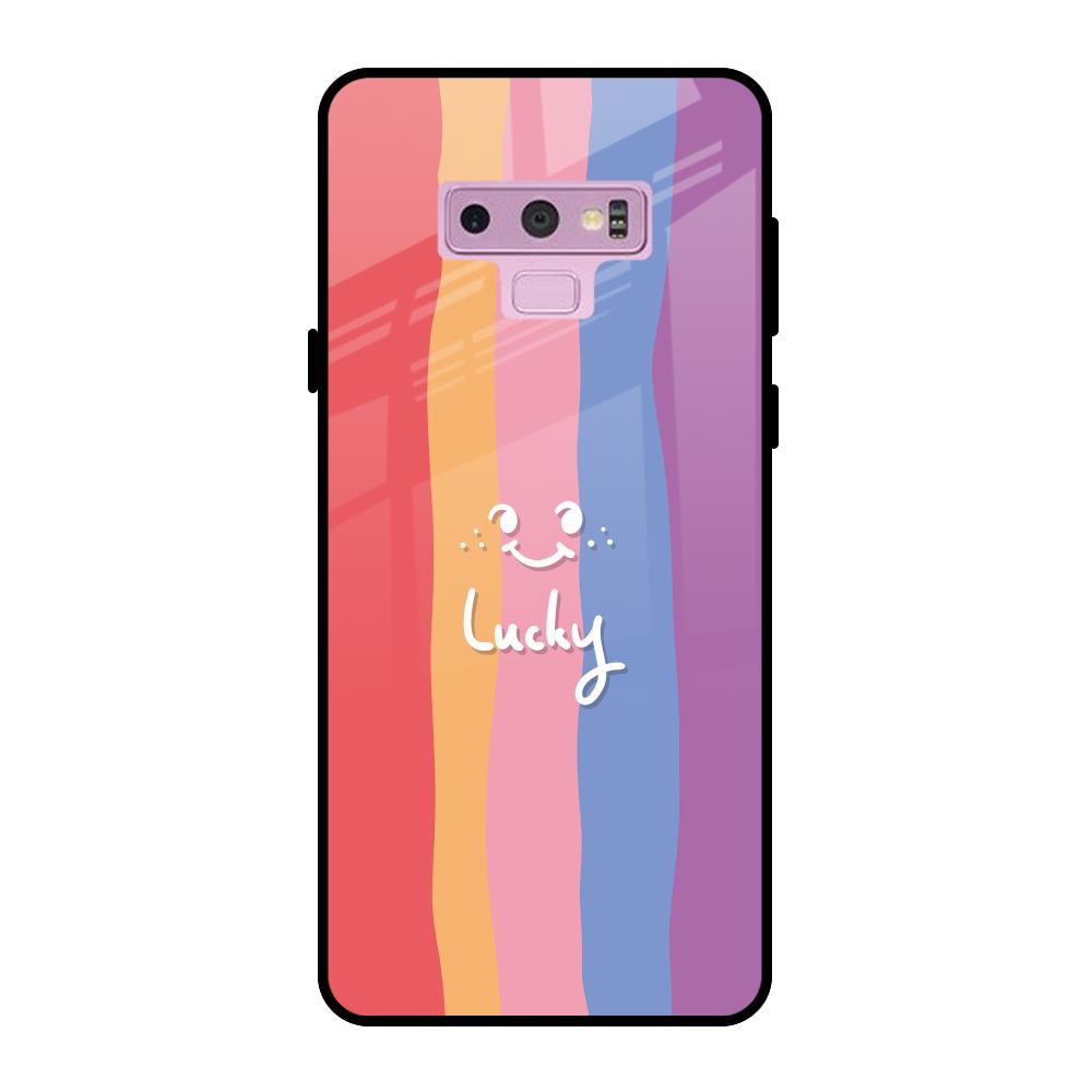 Lucky Abstract Samsung Galaxy Note 9 Glass Back Cover Online