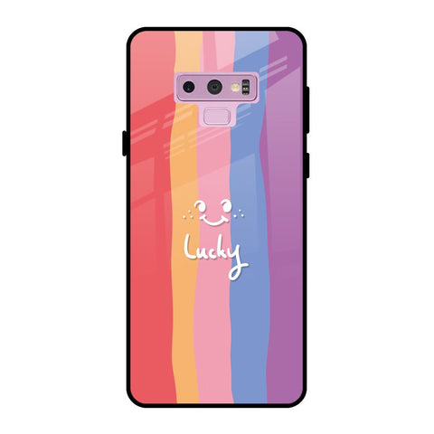 Lucky Abstract Samsung Galaxy Note 9 Glass Back Cover Online