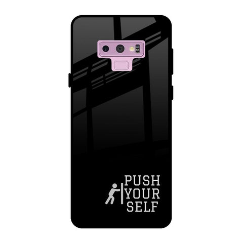 Push Your Self Samsung Galaxy Note 9 Glass Back Cover Online