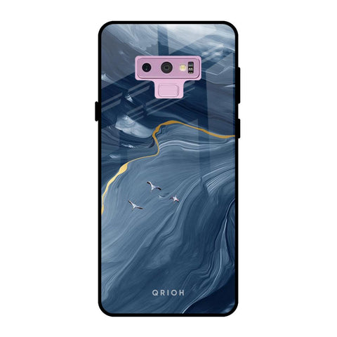 Deep Ocean Marble Samsung Galaxy Note 9 Glass Back Cover Online