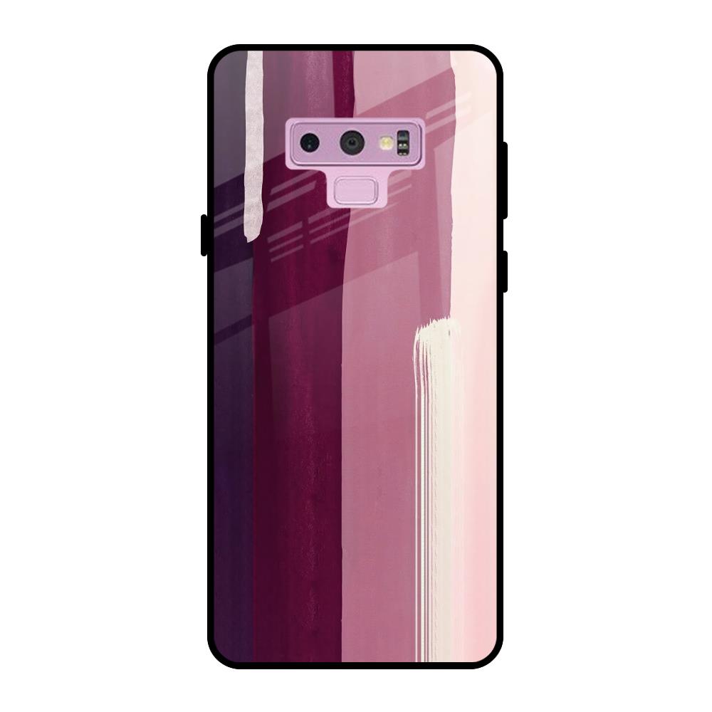 Brush Stroke Art Samsung Galaxy Note 9 Glass Back Cover Online