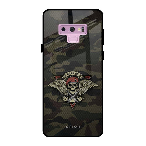 Army Warrior Samsung Galaxy Note 9 Glass Back Cover Online