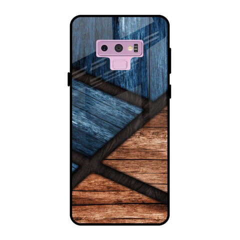 Wooden Tiles Samsung Galaxy Note 9 Glass Back Cover Online