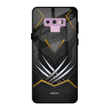 Black Warrior Samsung Galaxy Note 9 Glass Back Cover Online