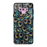 Peacock Feathers Samsung Galaxy Note 9 Glass Cases & Covers Online